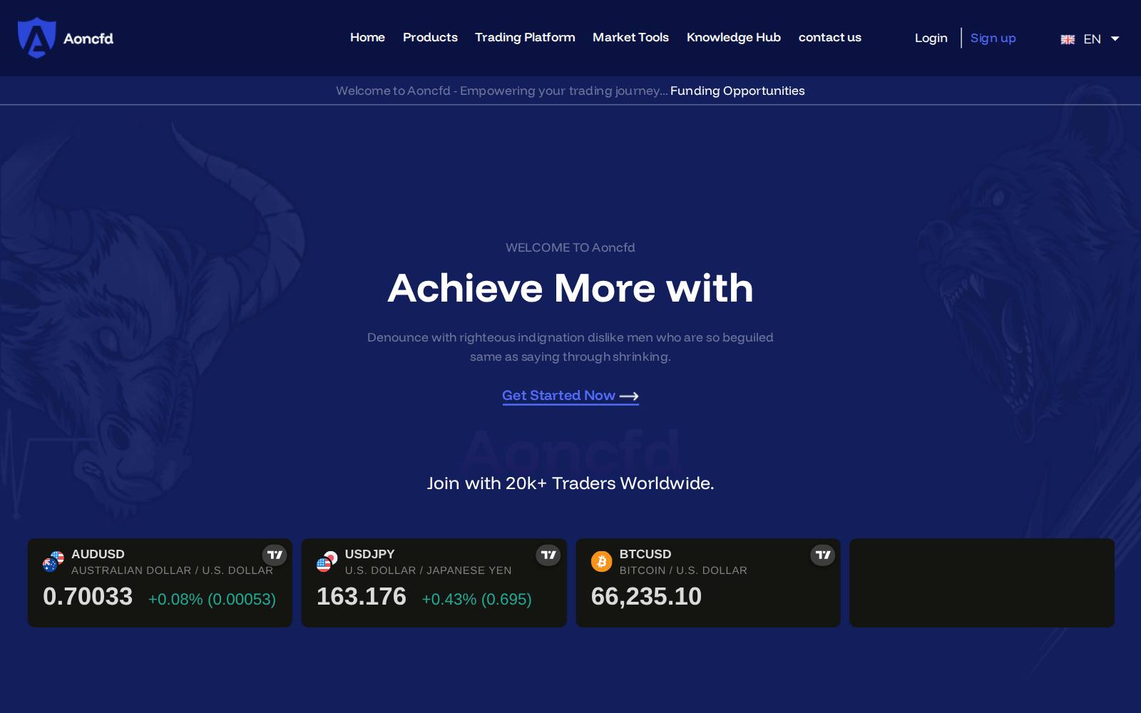 Screenshot of the Aoncfd website, captured 21 July 2026