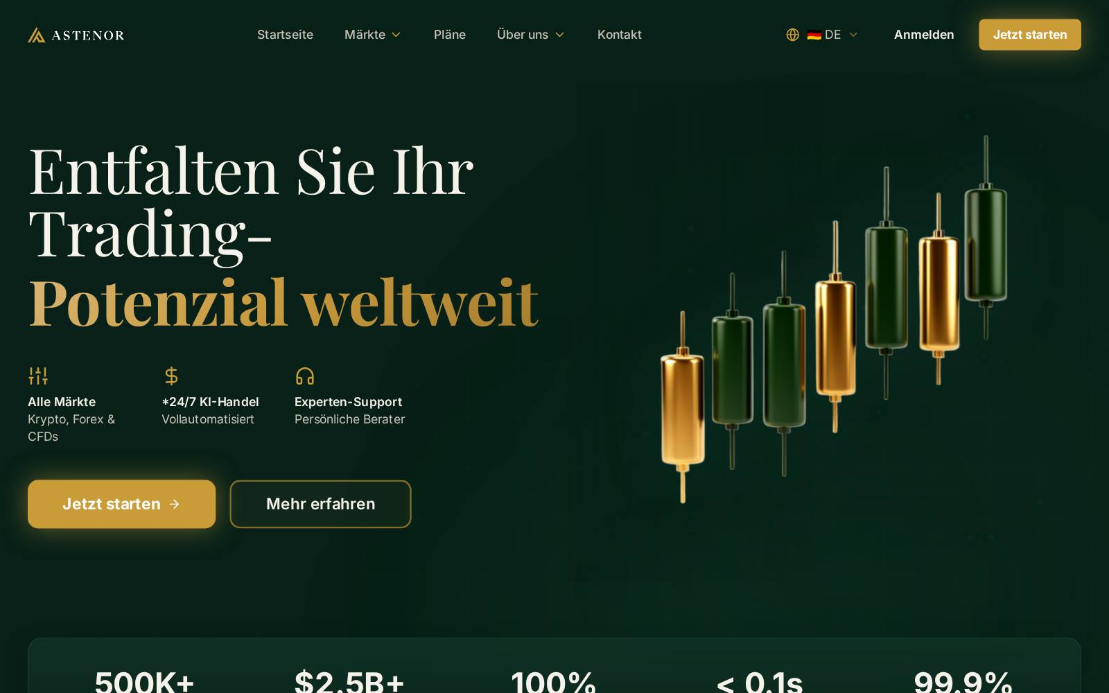 Screenshot of the Astenorag website, captured 23 July 2026