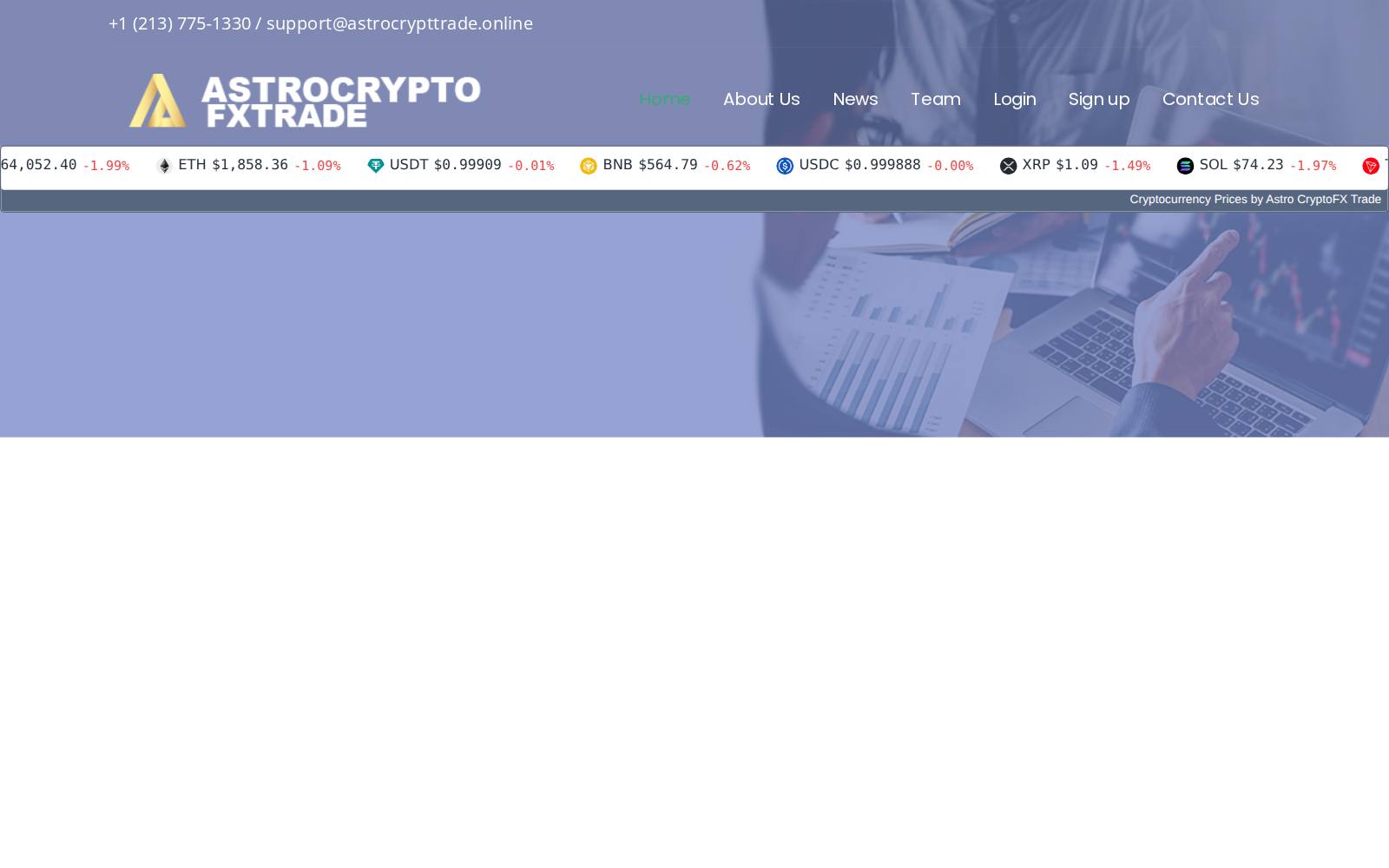 Screenshot of the astrocrypttrade.online website, captured 25 July 2026