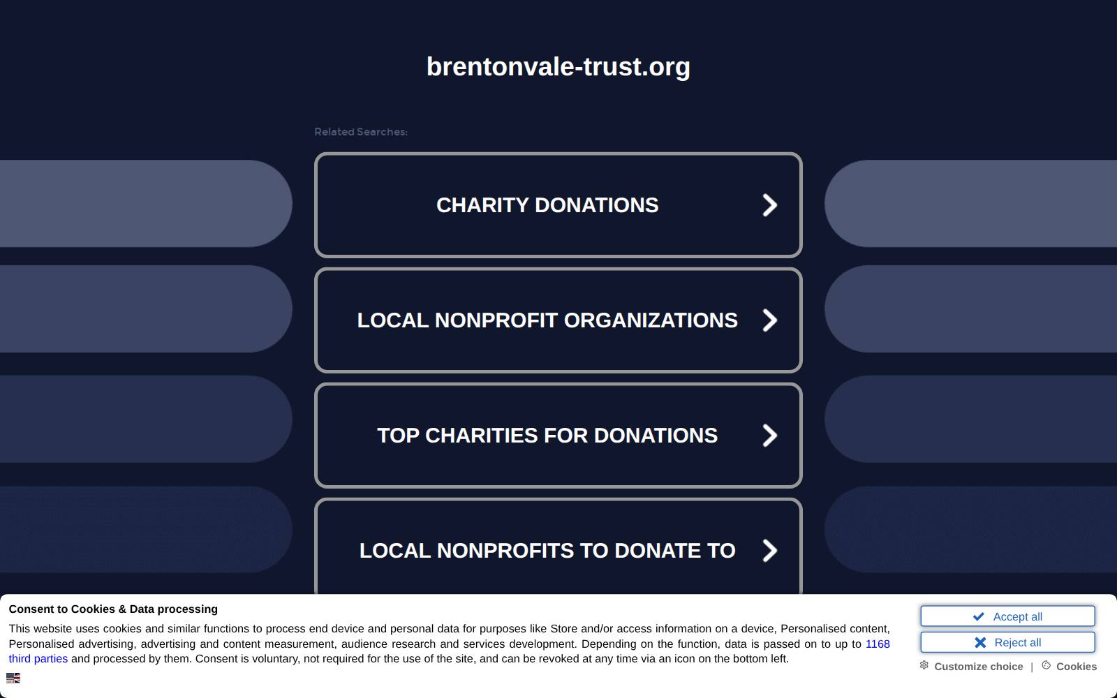 Στιγμιότυπο του ιστότοπου Brentonvale Trust, 26 Ιουλίου 2026
