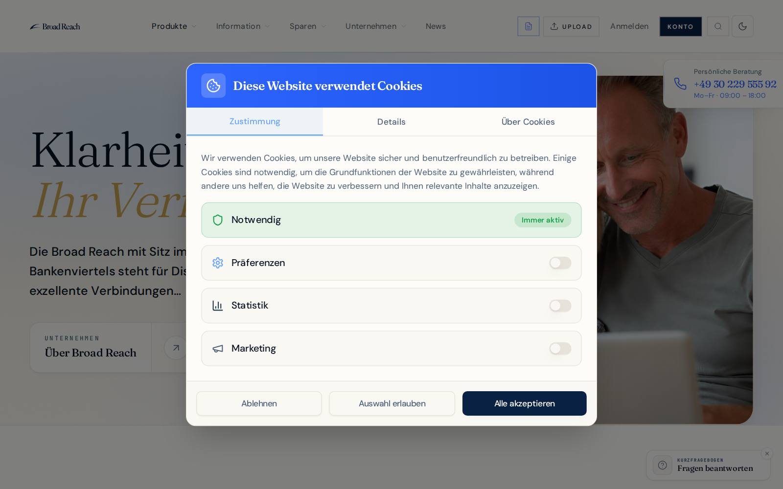 Screenshot of the Broadreacheu website, captured 23 July 2026
