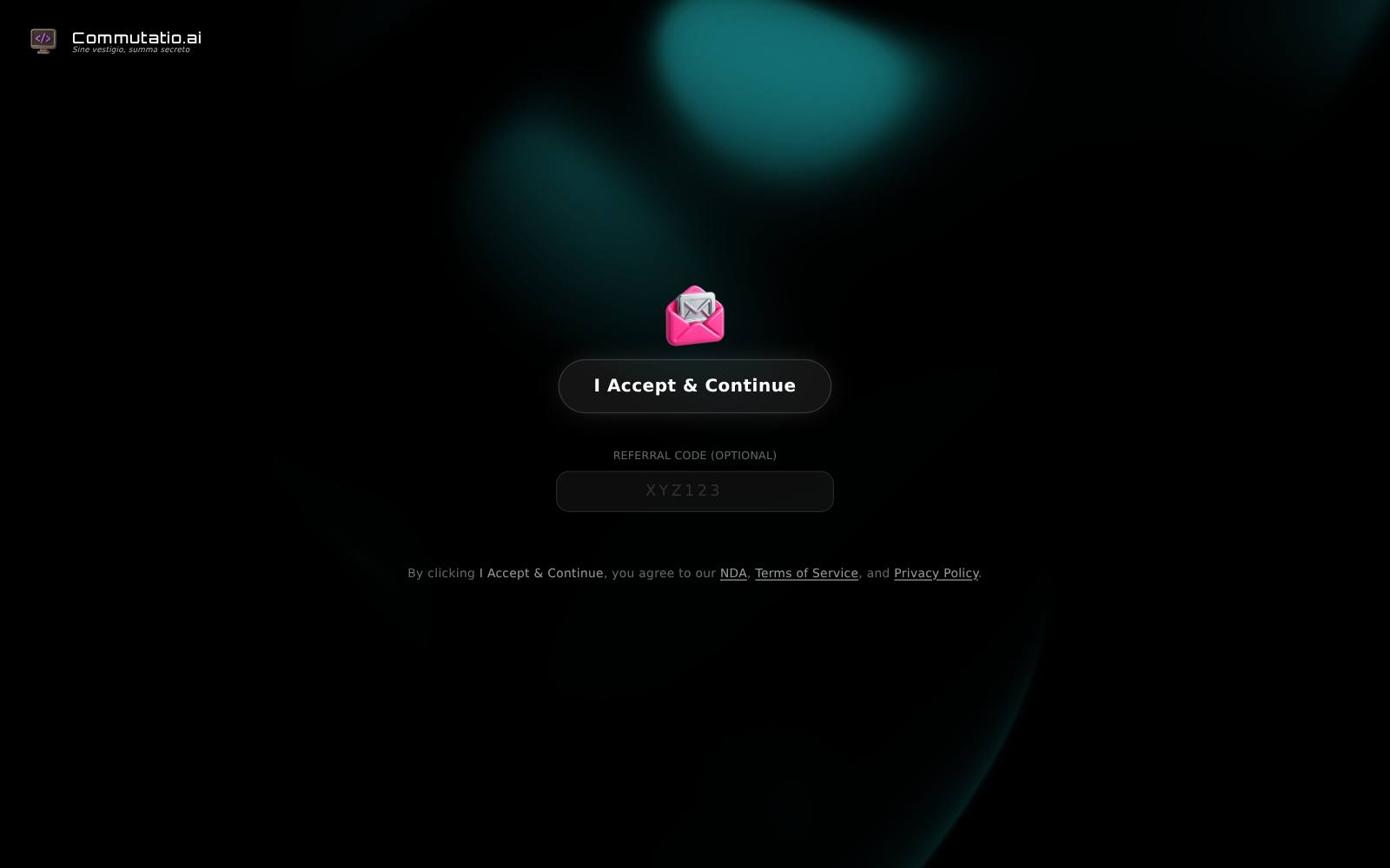 Screenshot of the Commutatio.ai website, captured 31 July 2026