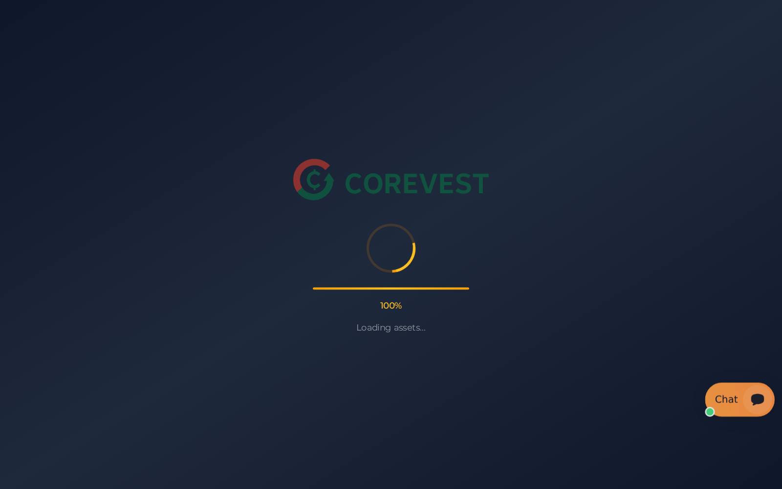Screenshot of the corevests.com website, captured 25 July 2026