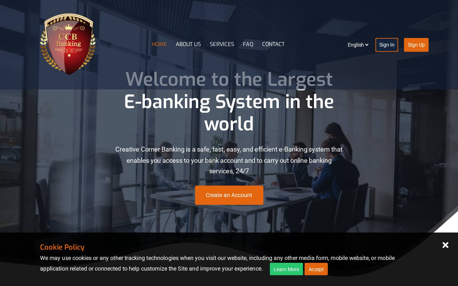 Screenshot of the creativecornerbank.co.uk website, captured 24 July 2026