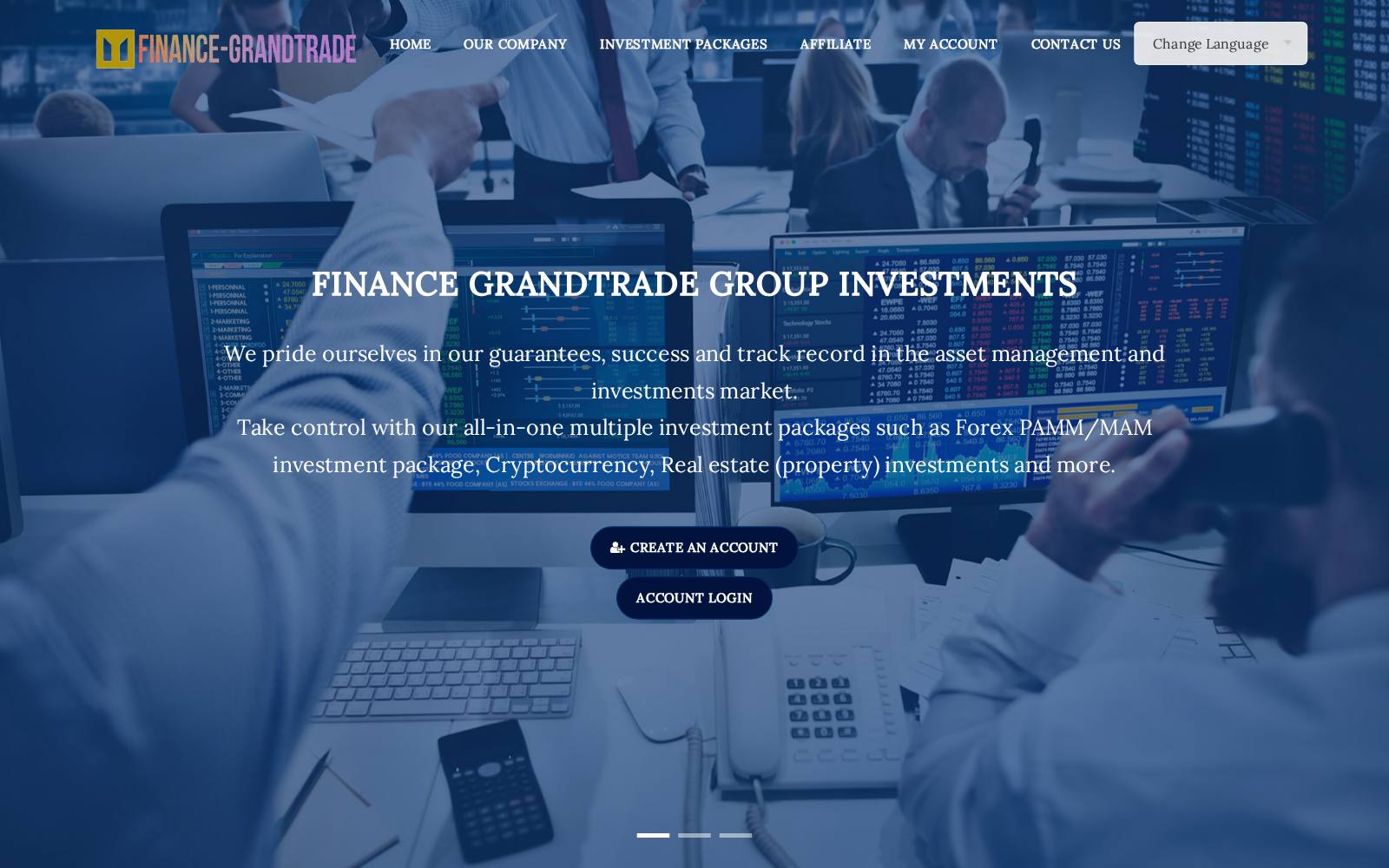 Screenshot of the finance-grand-trades.com website, captured 30 July 2026