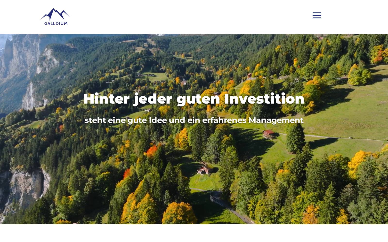 Screenshot of the Galldium Immobilien Fünfte GmbH website, captured 8 August 2026