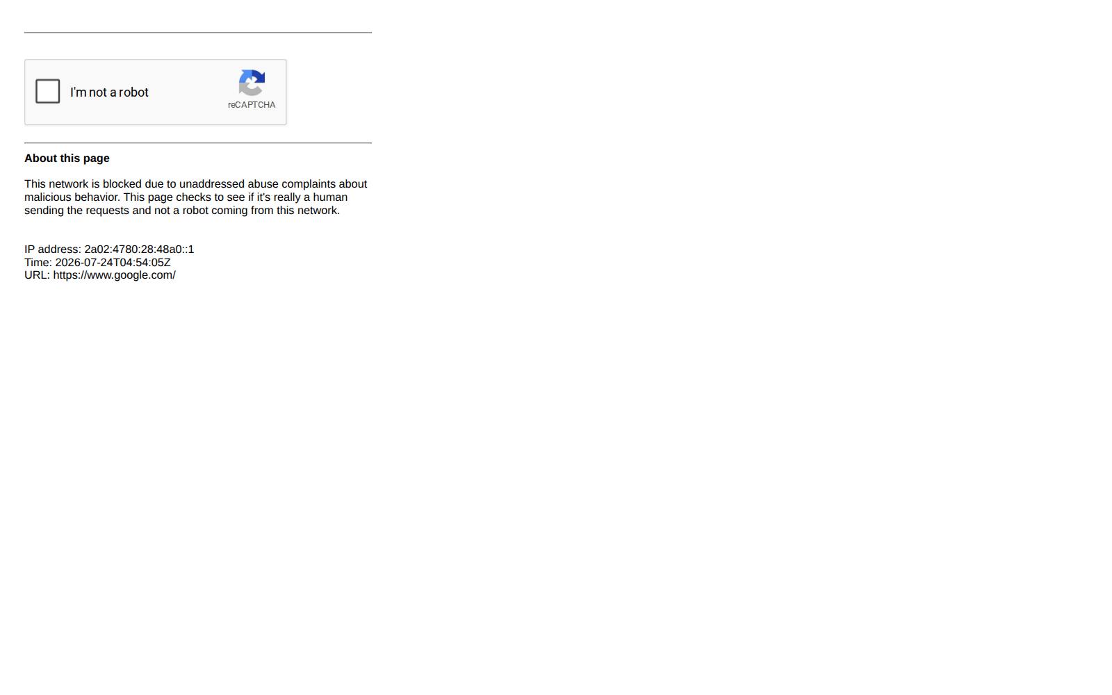 Screenshot of the imfsupportservice.org website, captured 24 July 2026