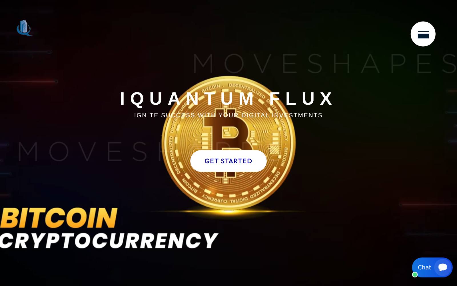 Screenshot of the IQUANTUM FLUX website, captured 23 July 2026