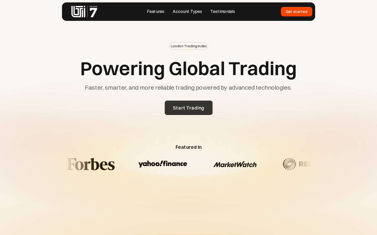 Screenshot of the londontraderking.bond website, captured 21 July 2026