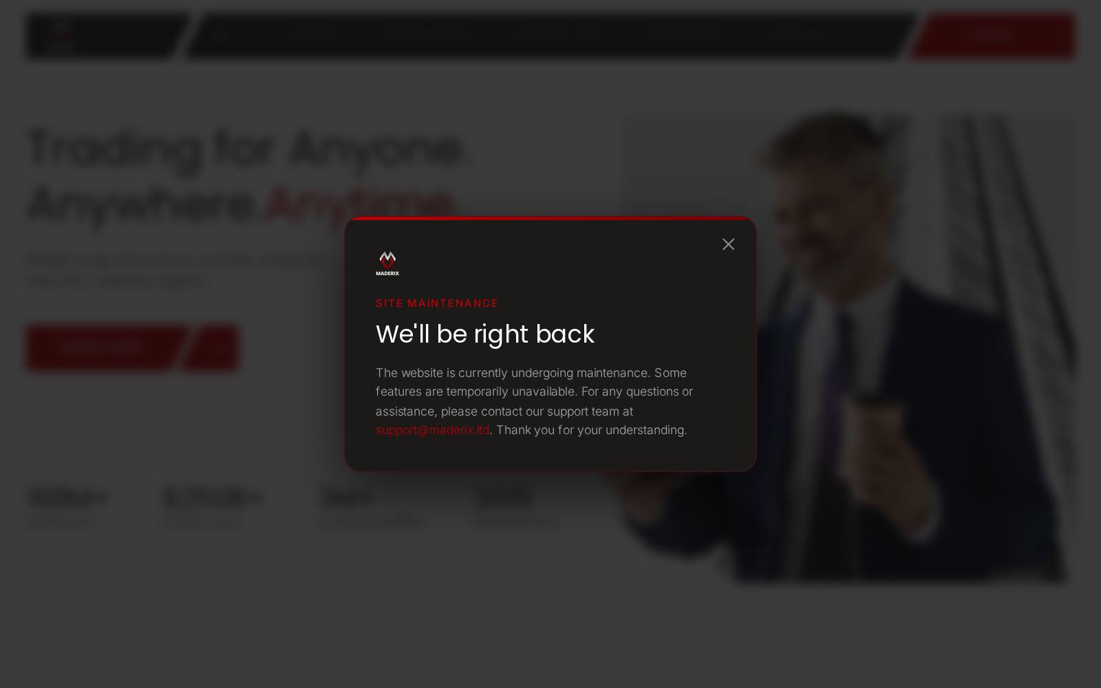 Schermafbeelding van de website Maderix, 7 augustus 2026