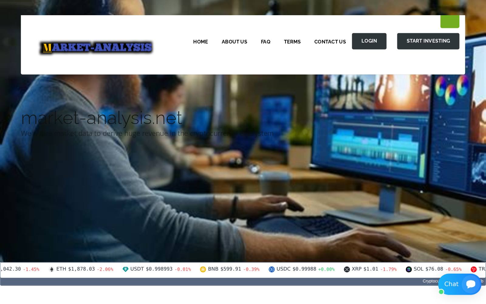 Screenshot of the Market-Analysis / market-analysis.net website, captured 11 August 2026