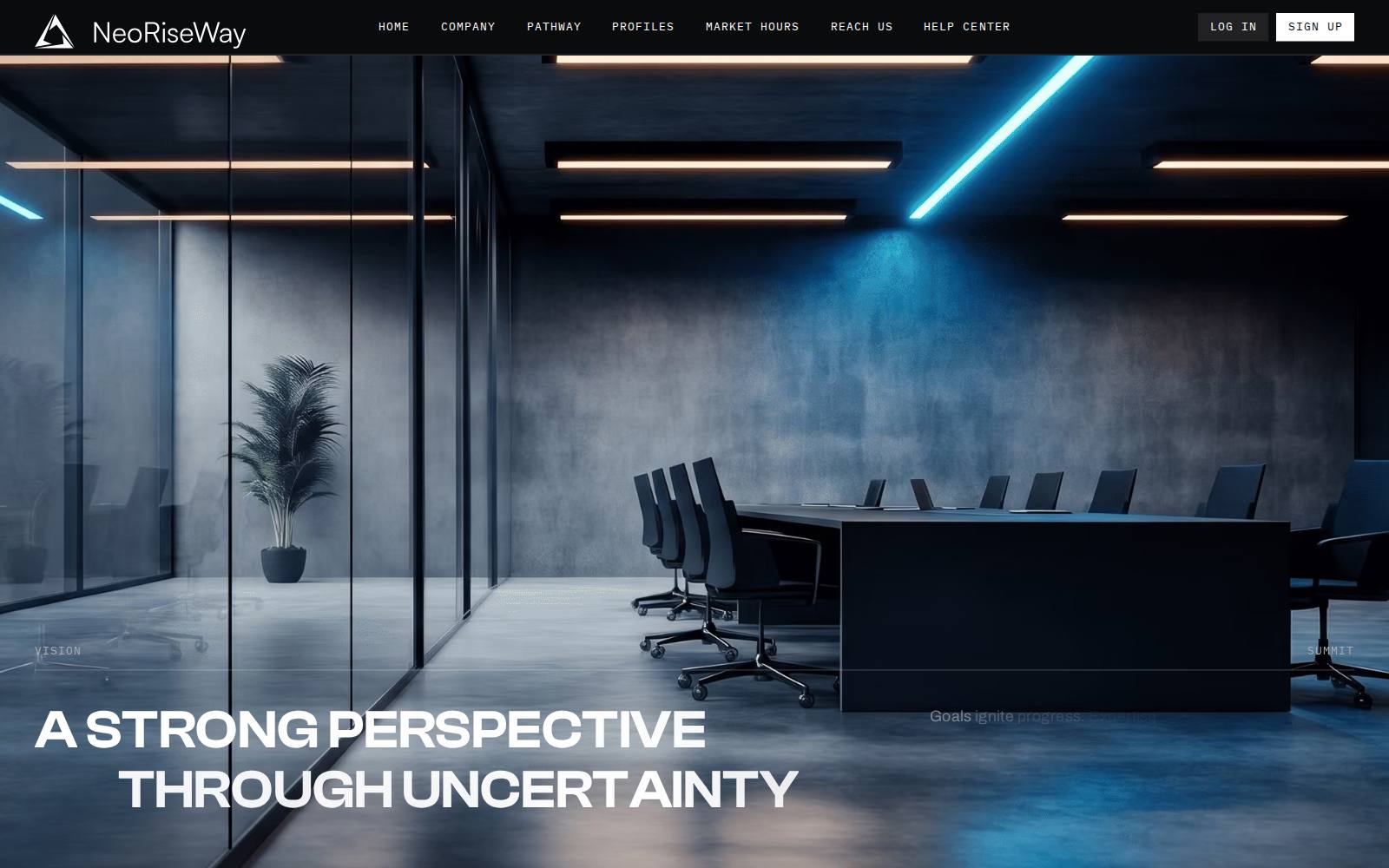 Screenshot of the NeoRiseWay website, captured 21 July 2026
