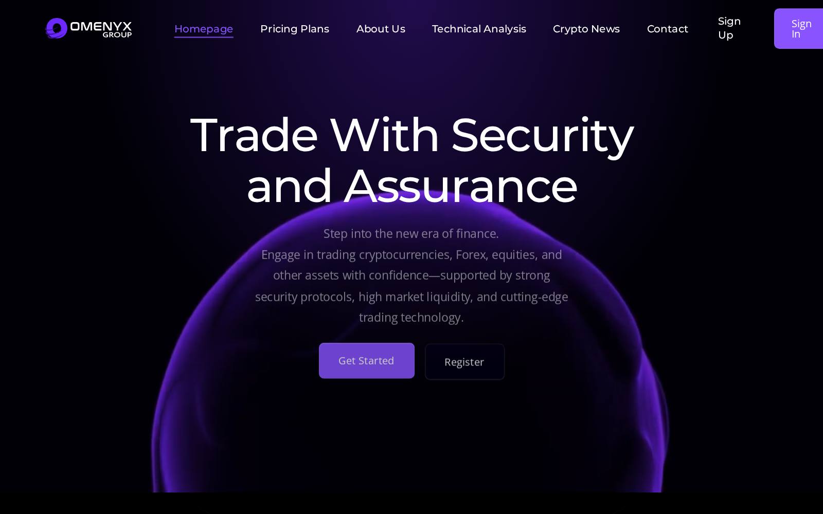 Screenshot of the Omenyxgroup.com website, captured 21 July 2026