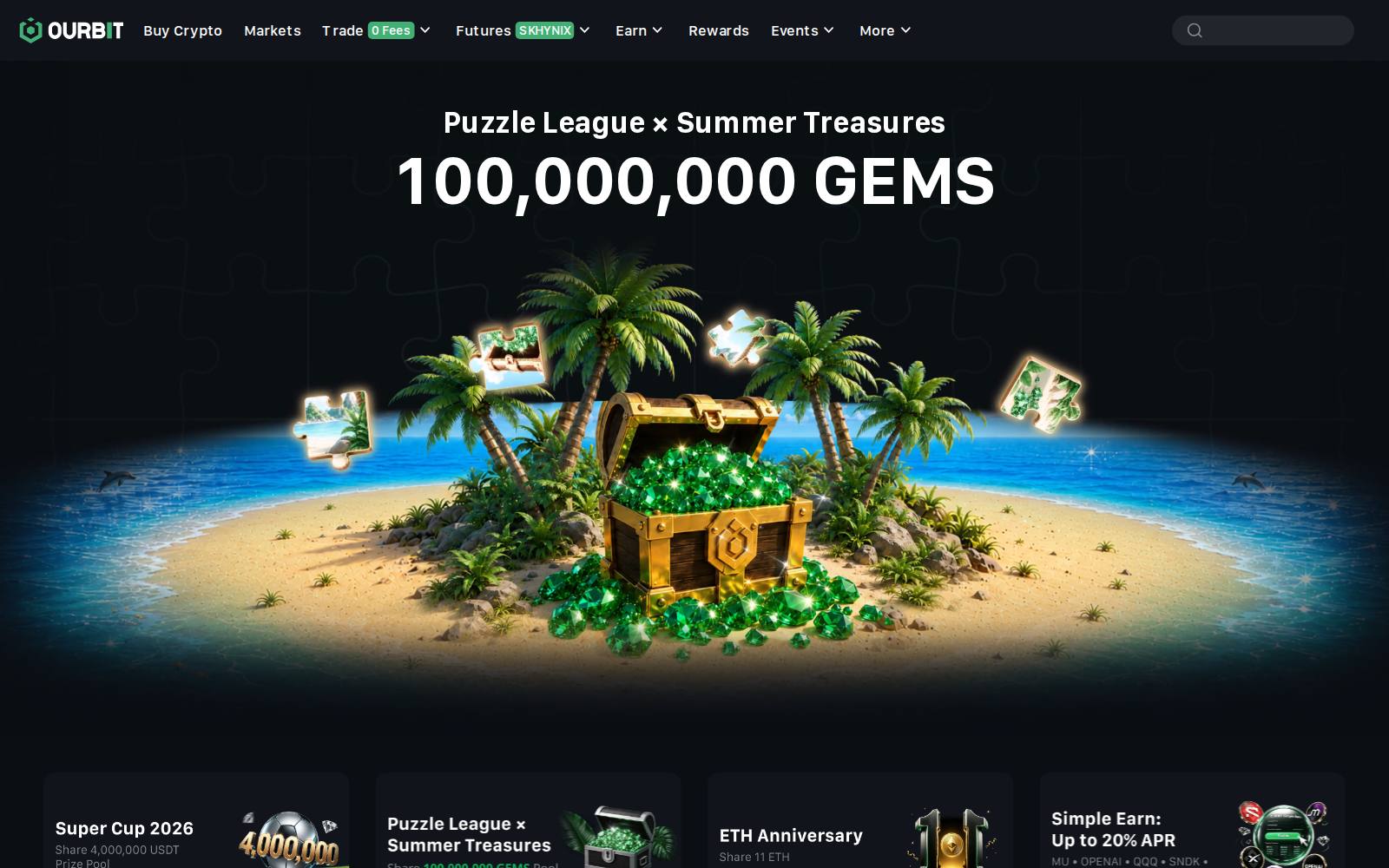 Screenshot of the ourbit.com website, captured 25 July 2026