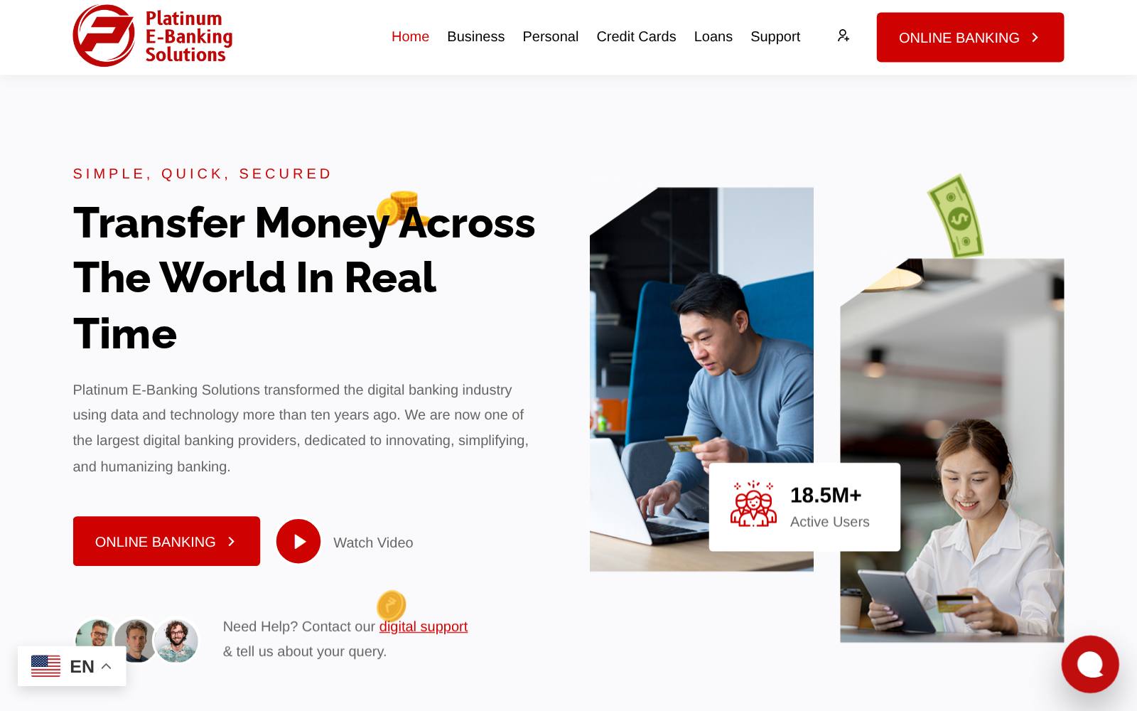 Screenshot of the platinumebansolutions.com website, captured 30 July 2026