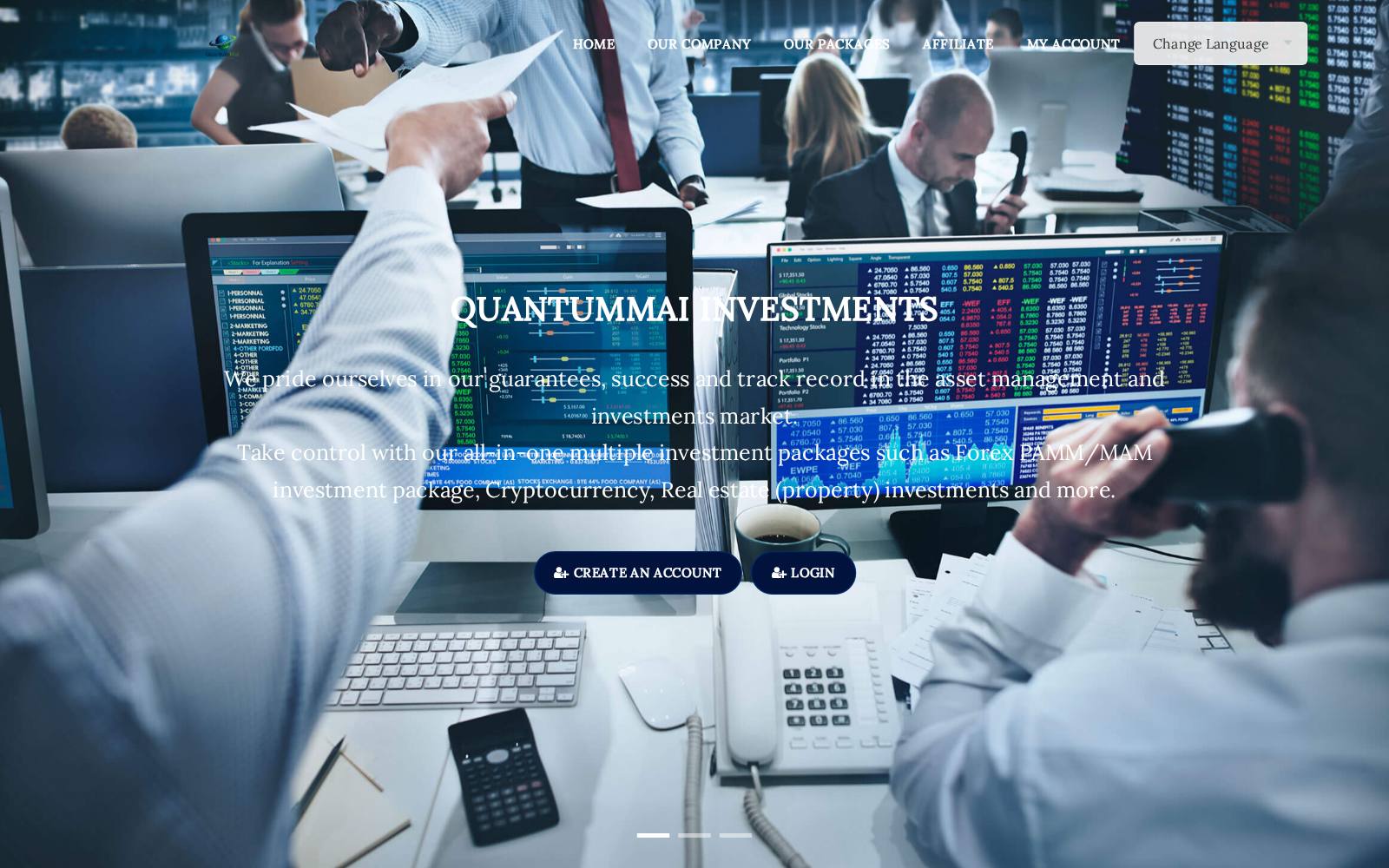 Screenshot of the quantummai.org website, captured 24 July 2026