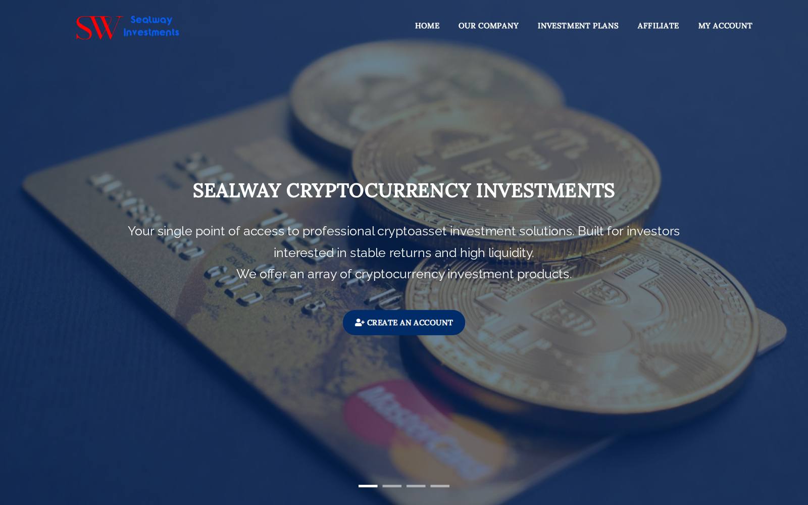 Screenshot of the sealwayinvestments.com website, captured 24 July 2026