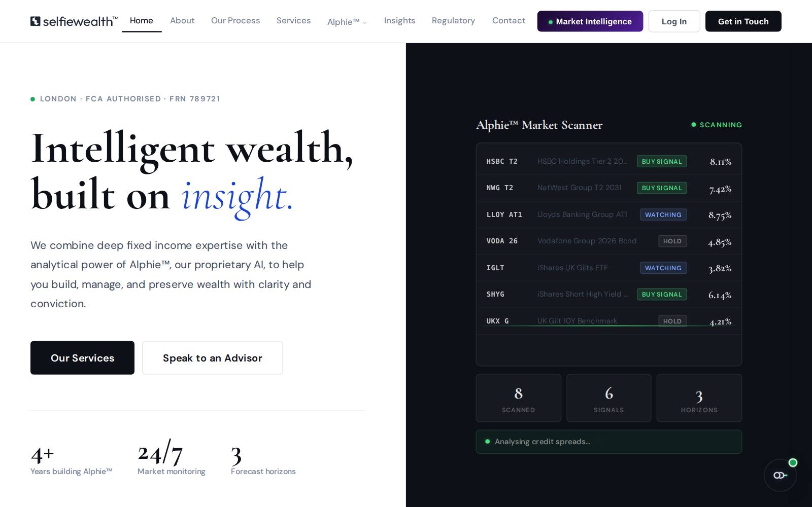 Screenshot of the selfie-wealth.com website, captured 31 July 2026