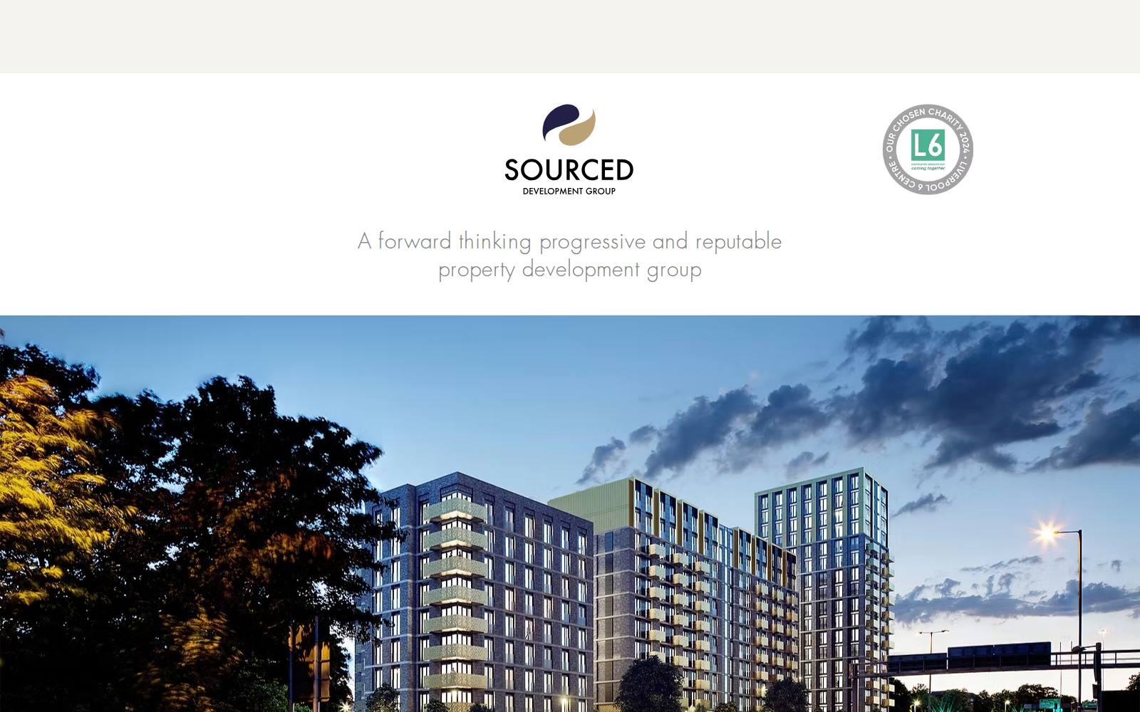 Screenshot of the Sourced Development Group / www.sourceddevelopmentgroup.com website, captured 30 July 2026