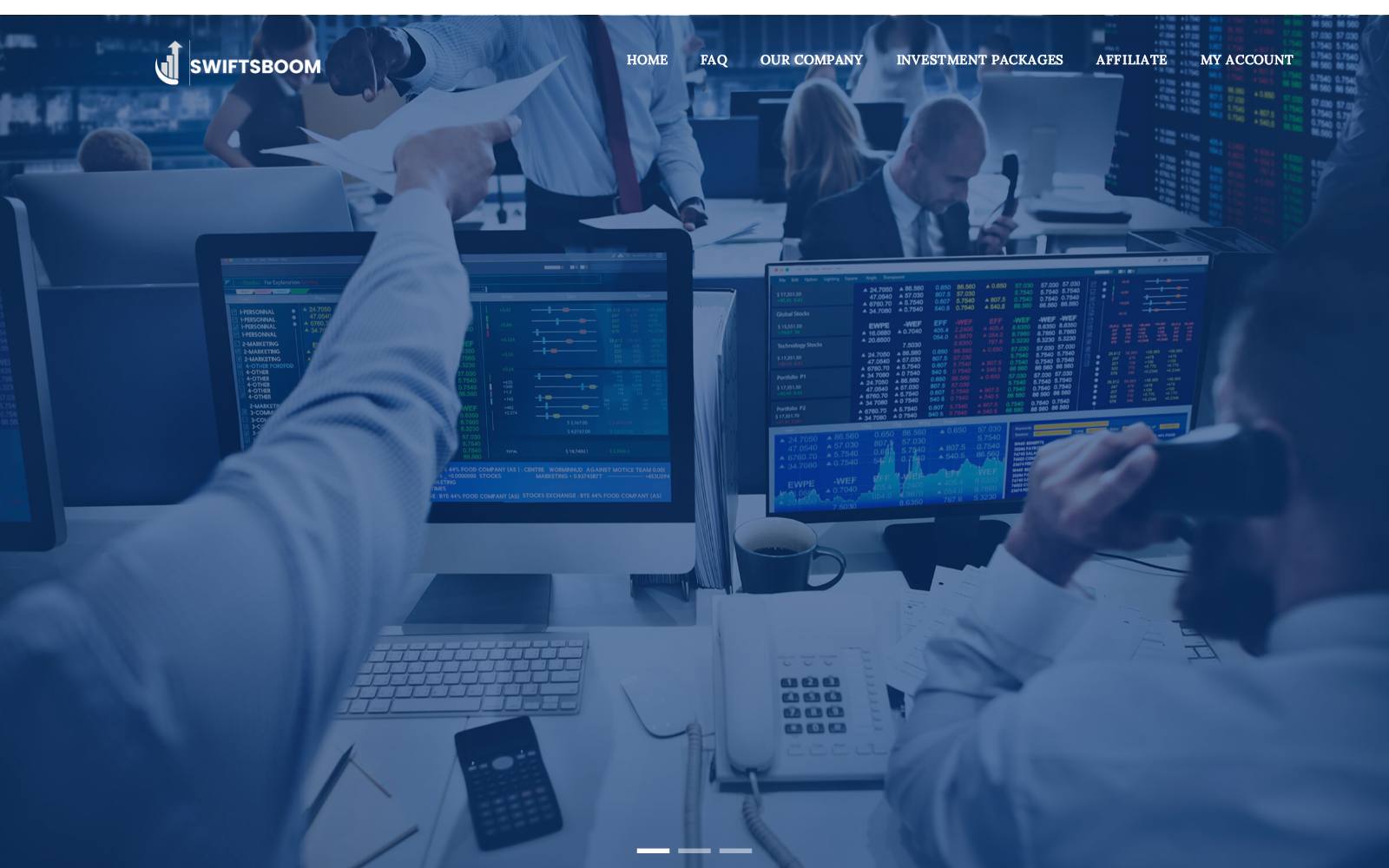 Screenshot of the swiftsboom.com website, captured 24 July 2026