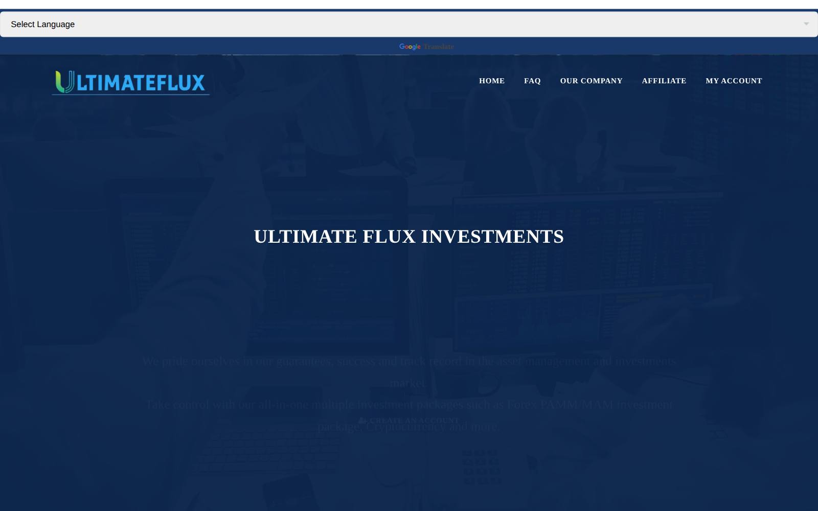 Screenshot of the ultimatefluxpro.com website, captured 30 July 2026
