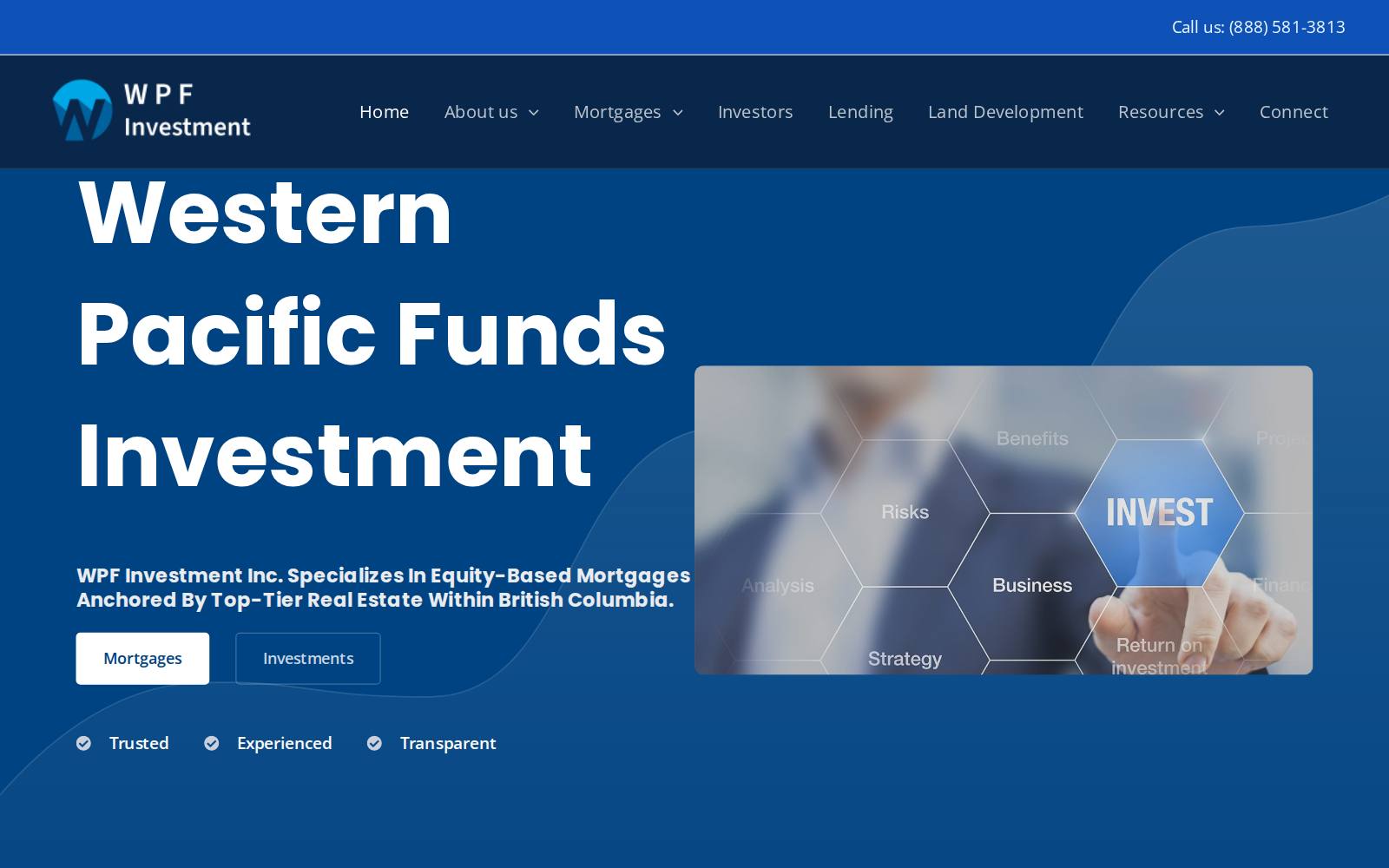 Screenshot of the Western Pacific Funds Investment Inc.
WPF Investment website, captured 21 July 2026