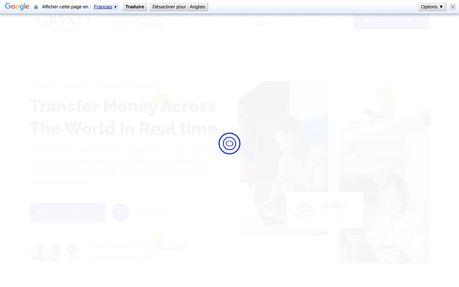 Screenshot of the www.greasc.com website, captured 23 July 2026